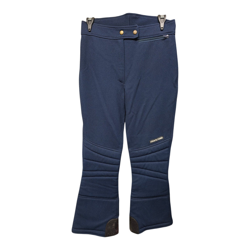 Roberta Tonini Vintage Knit Ski Pants - Labelled 44 - Navy - actual item photo 1