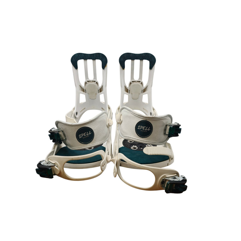 Salomon Spell Snowboard Bindings - White and Teal