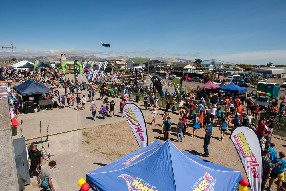 Crowds gathered at the 2017 Coast to Coast event.