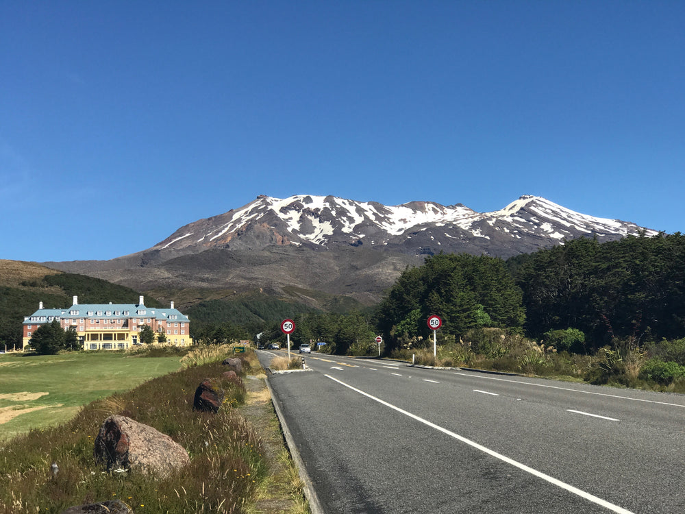 Whakapapa Village beneath Mount Ruapehu.