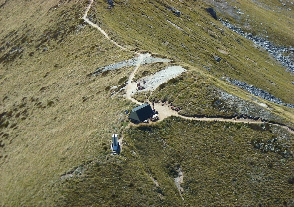 Mountain landscape beside the Kepler Track in New Zealand