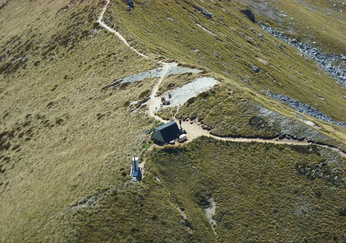Mountain landscape beside the Kepler Track in New Zealand