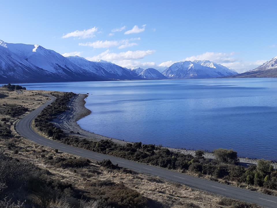 Archive view across Lake Ohau from Lake Ohau Village in September 2020.