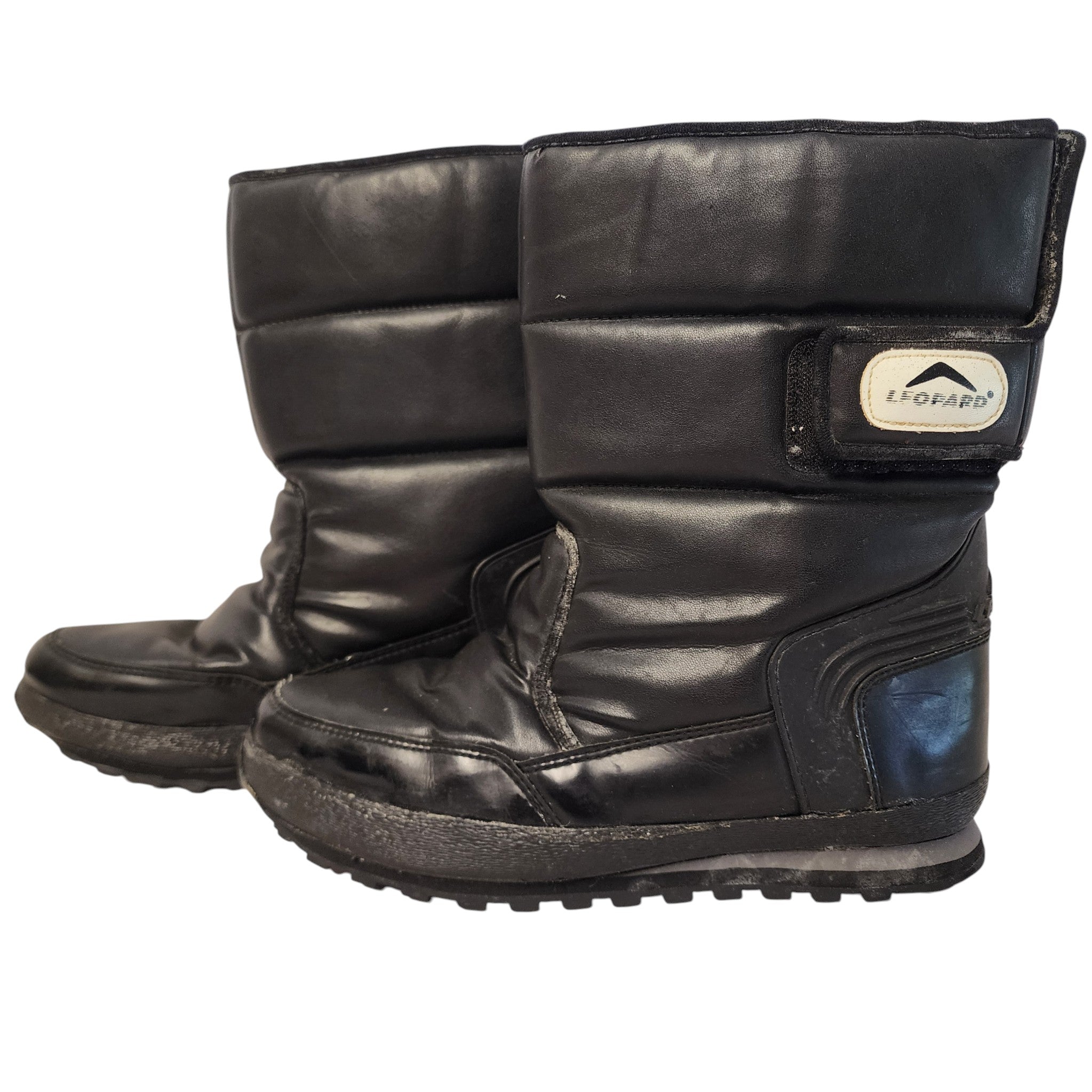 Leopard Apres Snow Boots, size 45