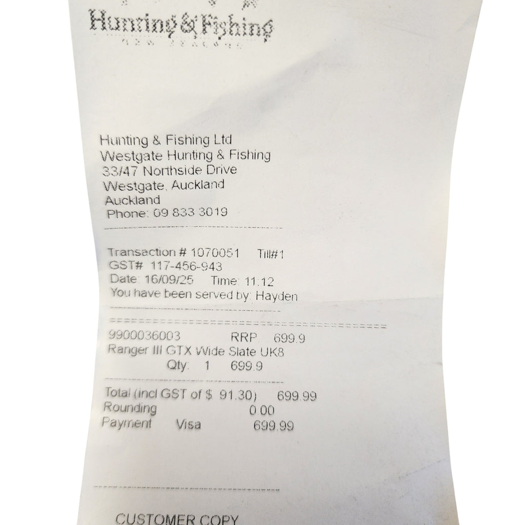 Hunting/Hiking Lowa gtx wide  - Size UK 8 - Worn Once with receipt