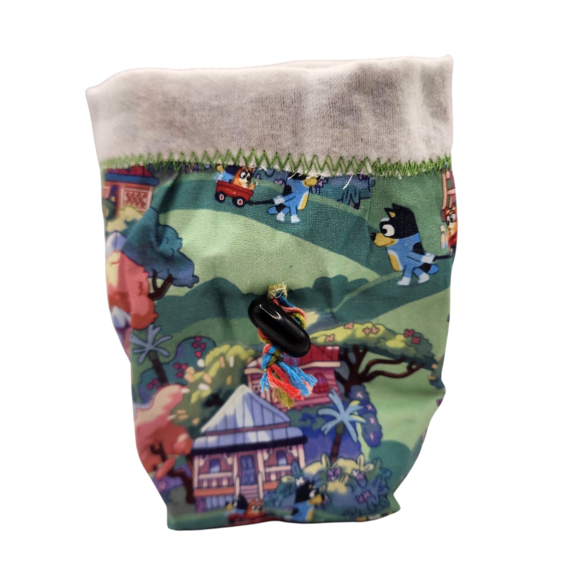New Climbing Chalk Bag – Green Cartoon Print