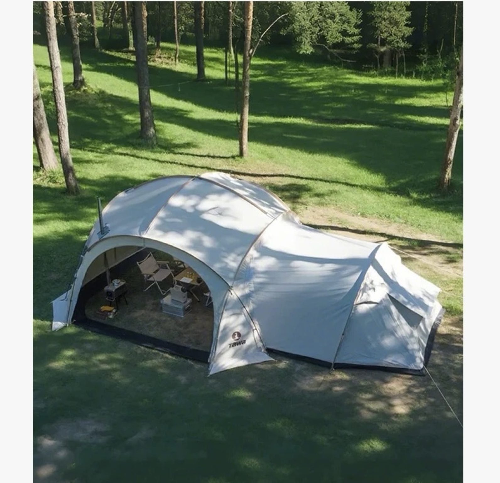Large Family Camping Tent + Inner Room + Awning – Excellent Condition