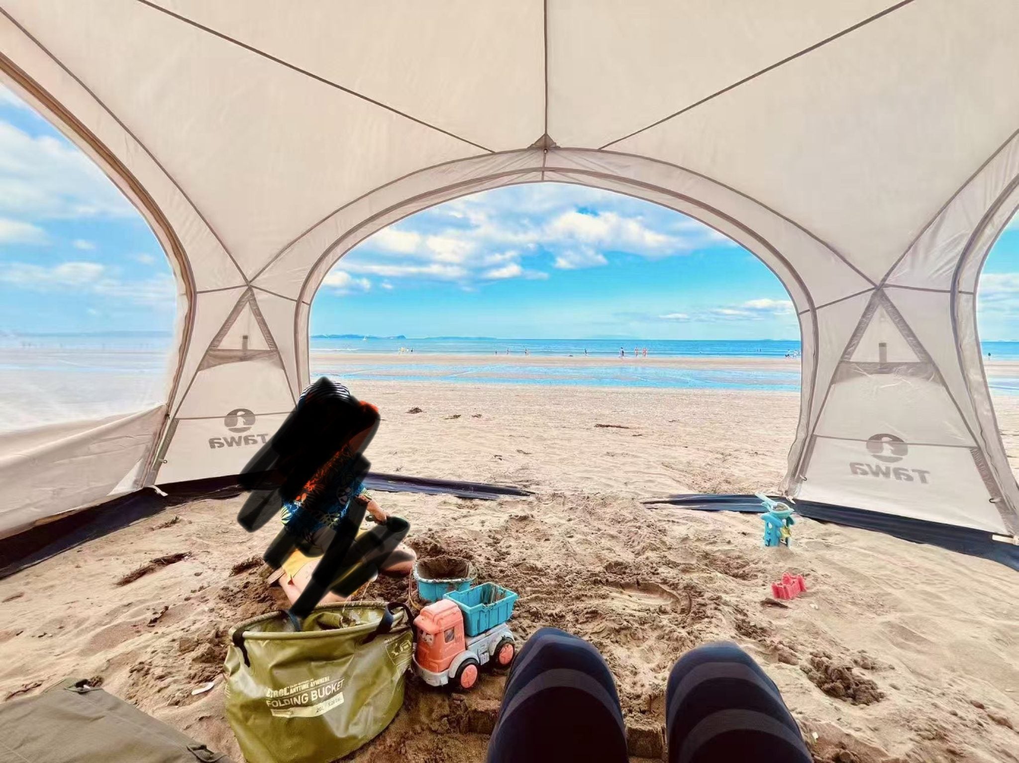 Large Family Camping Tent + Inner Room + Awning – Excellent Condition