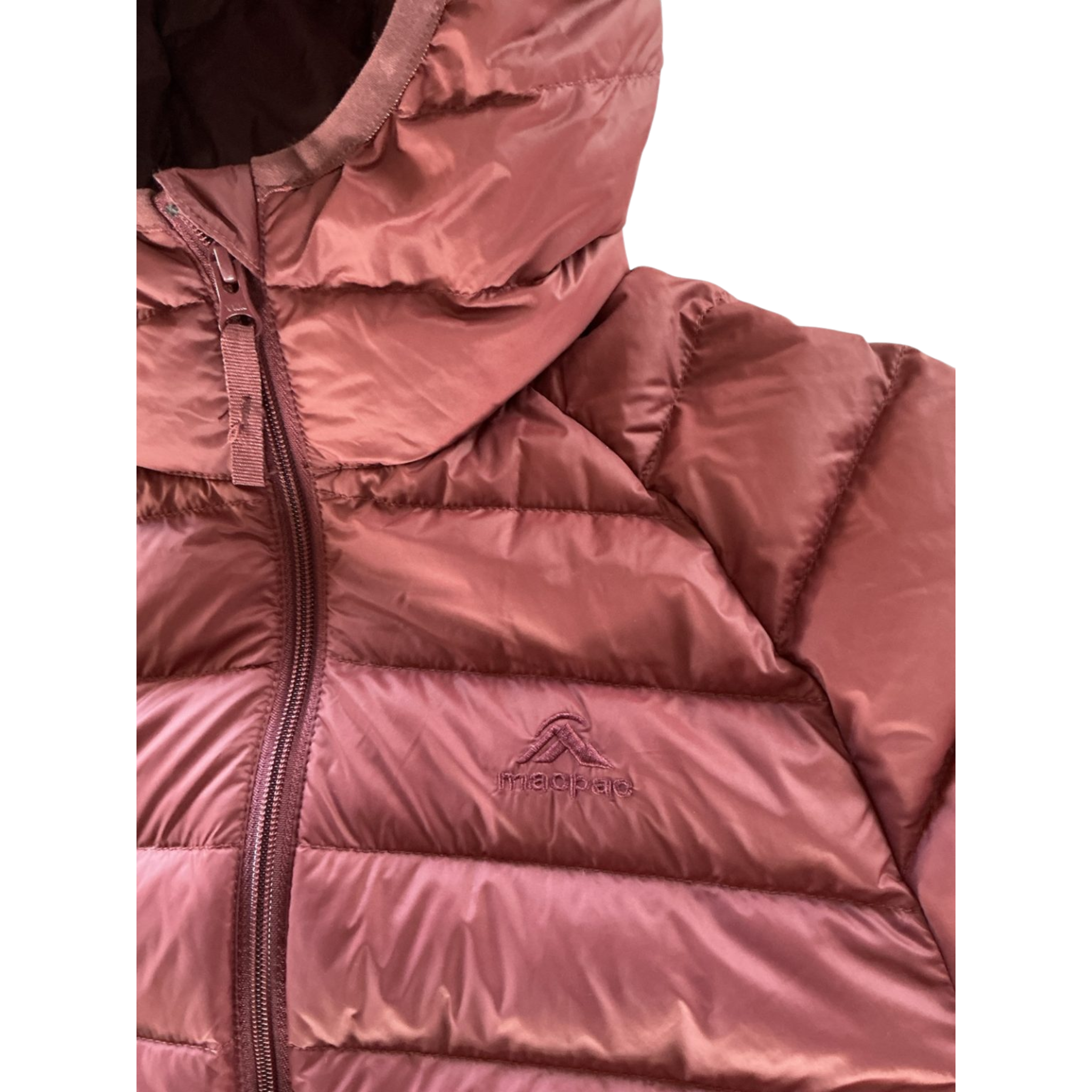 Macpac Uber Light Hooded Down Jacket Women's Size 8 – 650 Loft Down