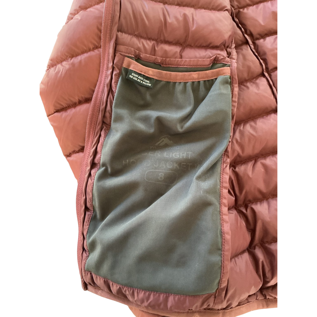Macpac Uber Light Hooded Down Jacket Women's Size 8 – 650 Loft Down