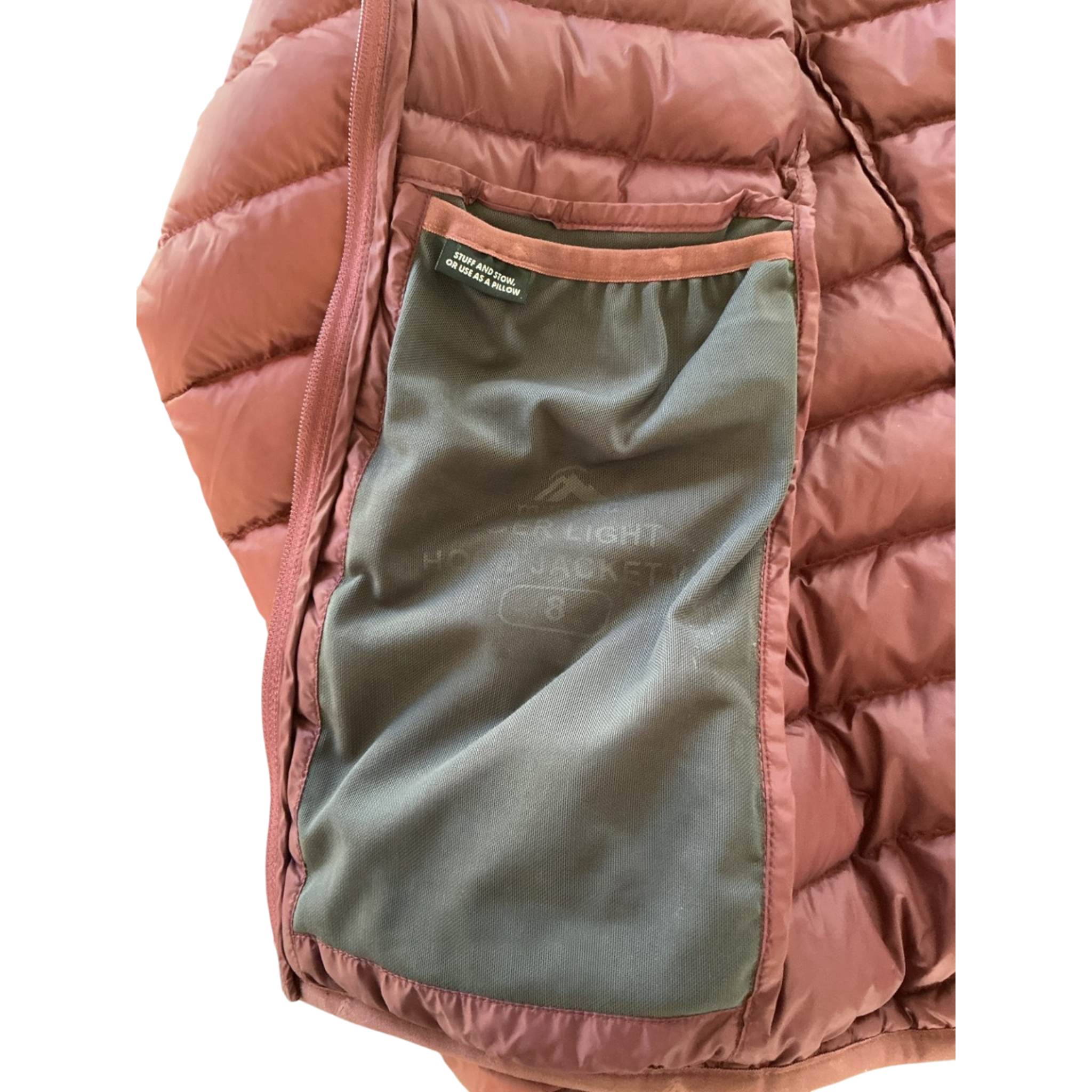 Macpac Uber Light Hooded Down Jacket Women's Size 8 – 650 Loft Down