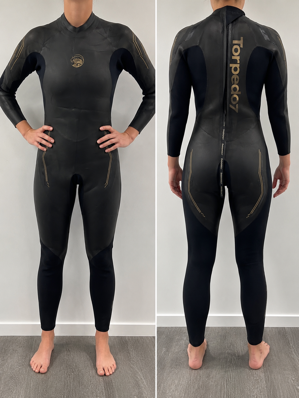 Torpedo7 Full-Length Open Water / Triathlon Wetsuit – Size Large