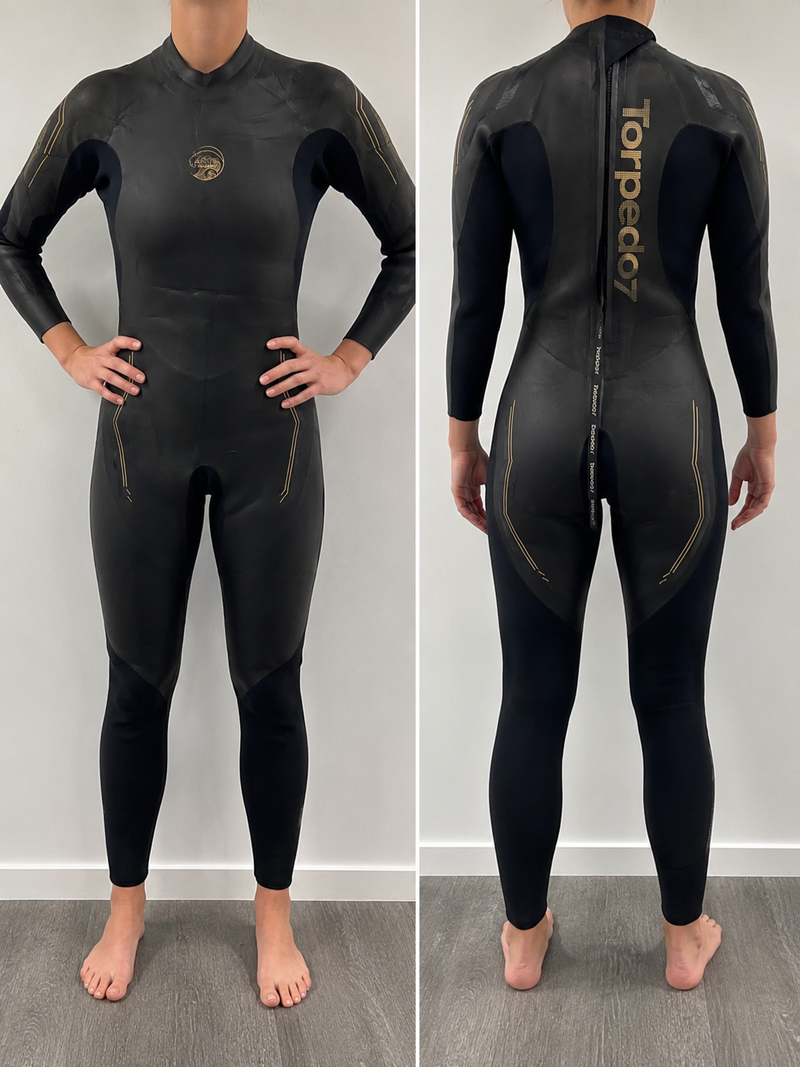 Torpedo7 Full-Length Open Water / Triathlon Wetsuit – Size Large
