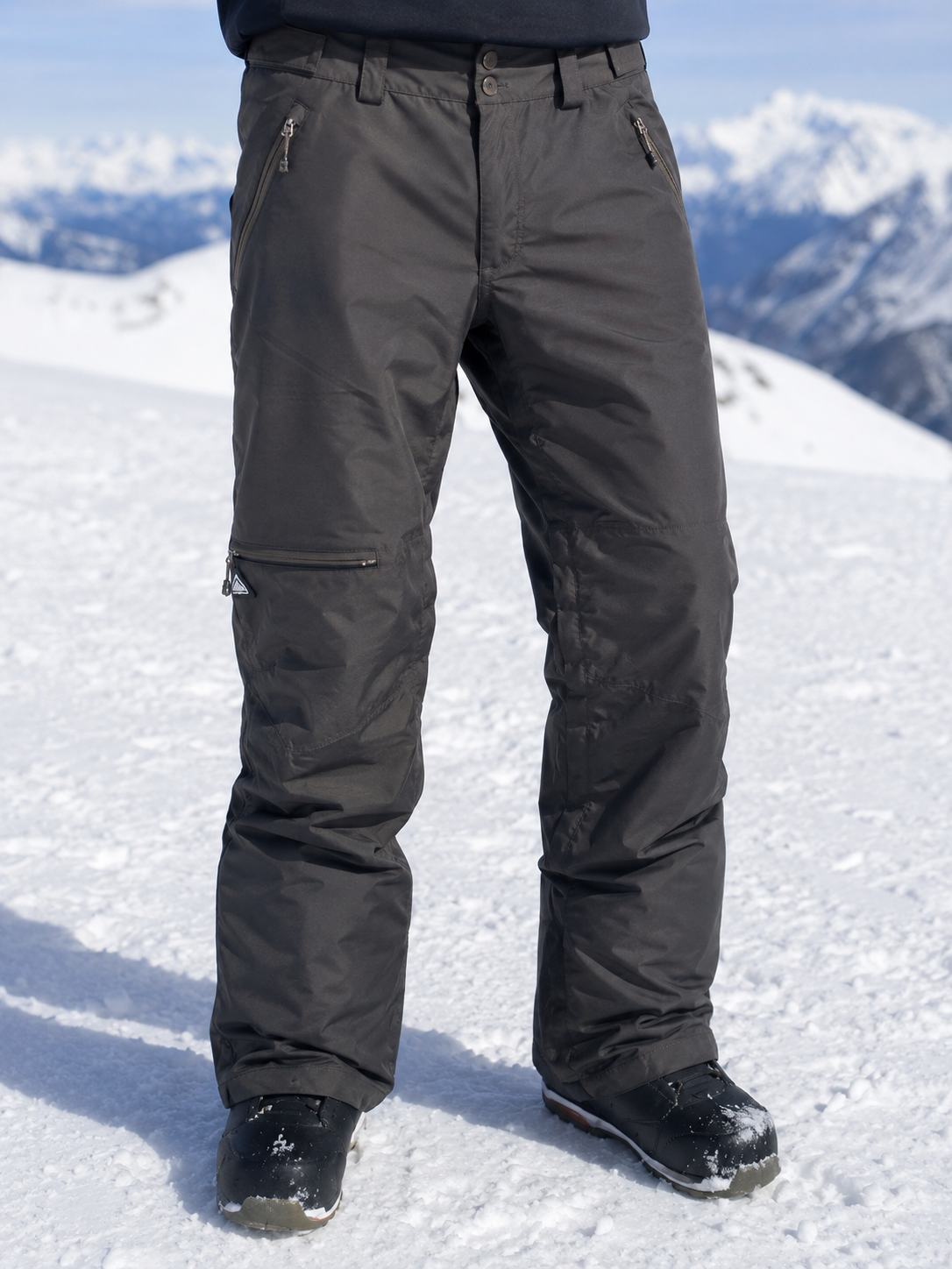 Torpedo7 Men's Insulated Snow Pants – Size M – Black