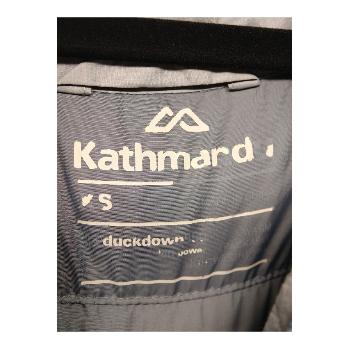 Kathmandu Duckdown 550 Jacket - S - Grey - actual item photo 3