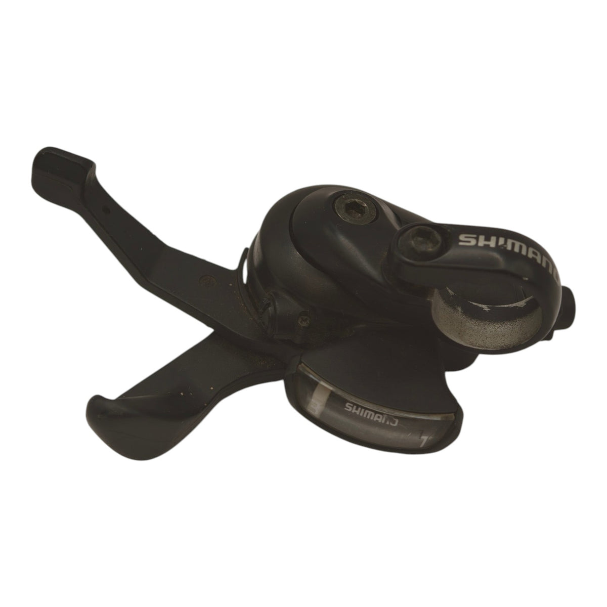 Shimano Left-Hand 3-Speed Trigger Shifter - Black - actual item photo 1