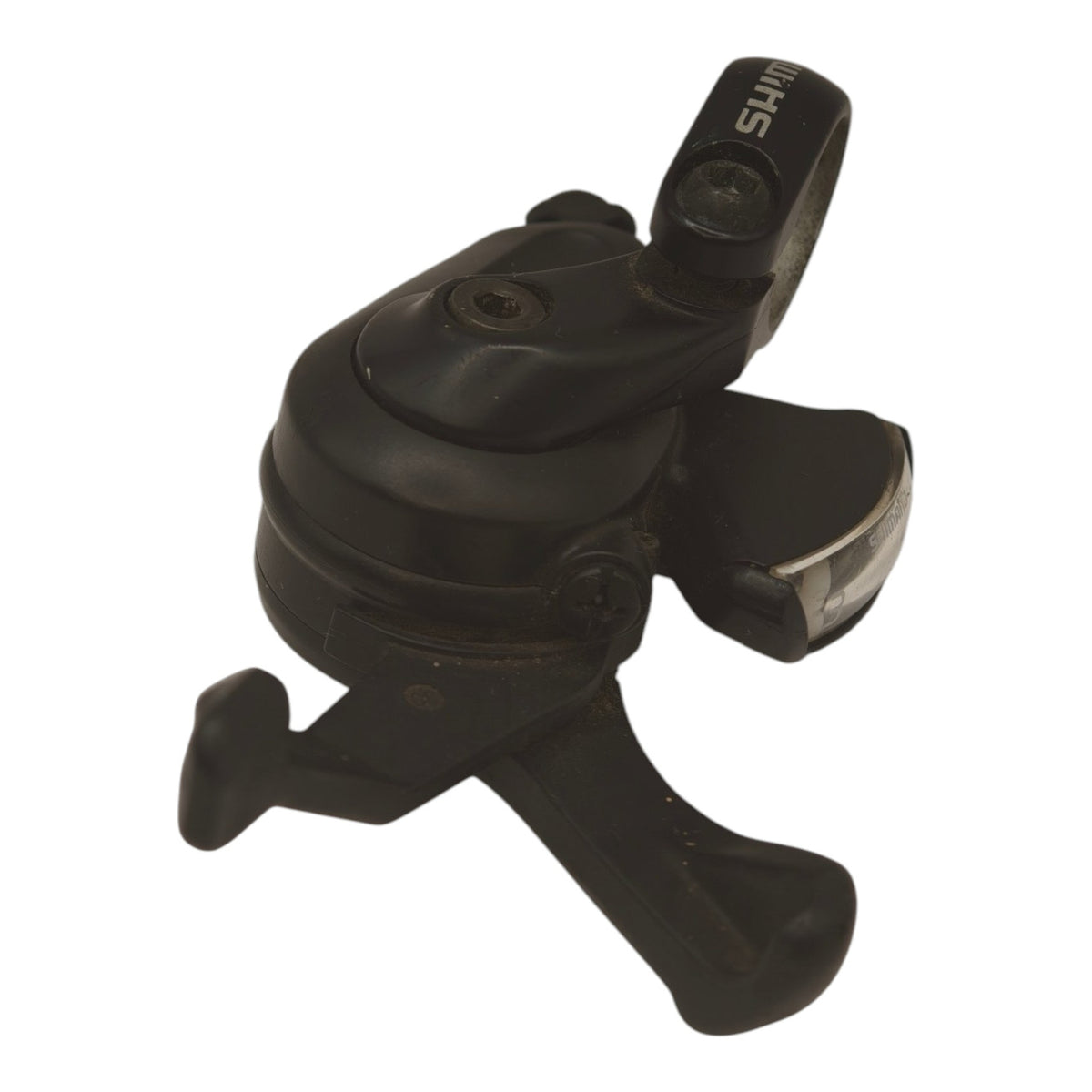 Shimano Left-Hand 3-Speed Trigger Shifter - Black - actual item photo 4