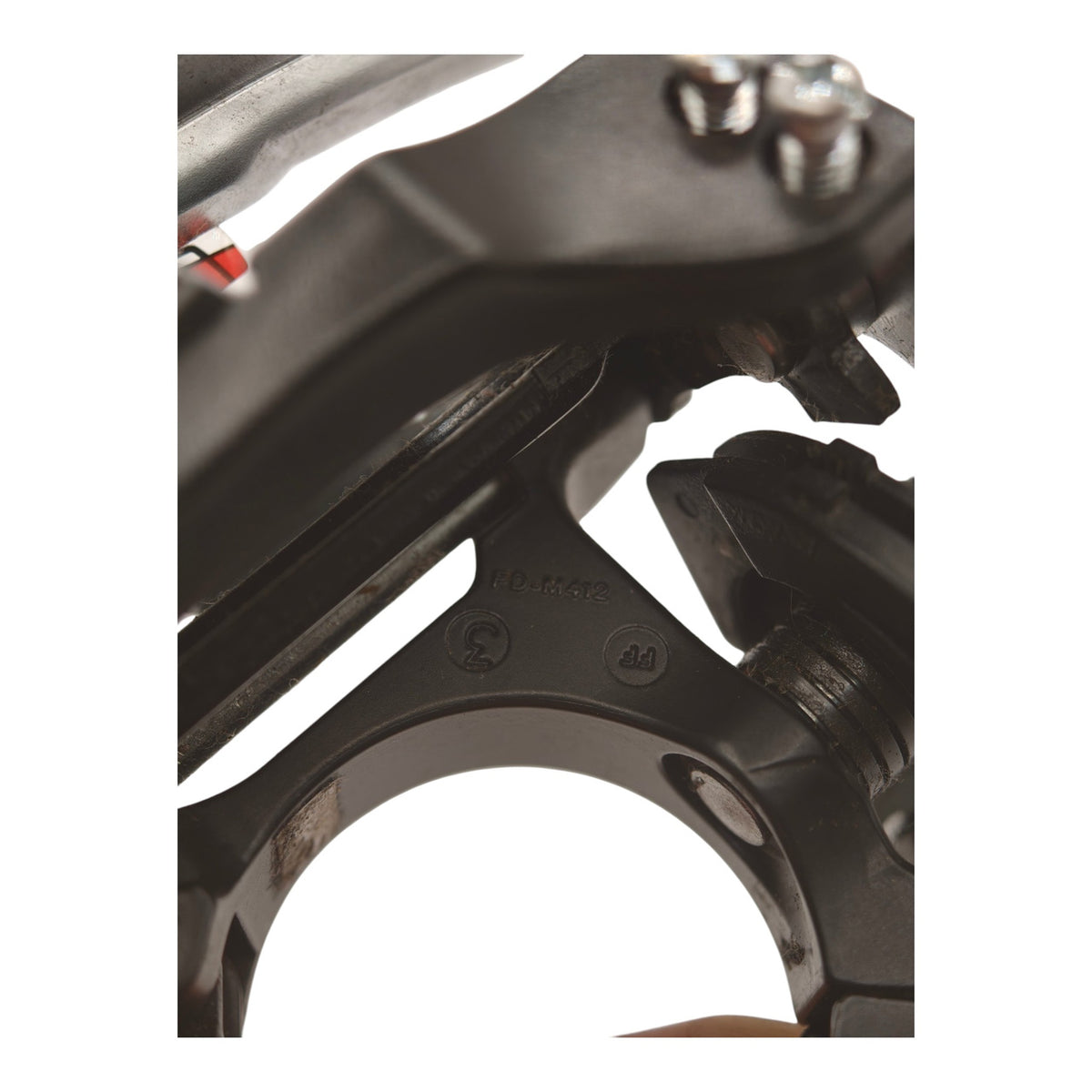 Shimano Alivio FD-M412 Front Derailleur - Clamp-On - actual item photo 5