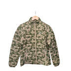 Kathmandu Duckdown 550 Jacket - Women's 8 - Green Geometric - actual item photo 1