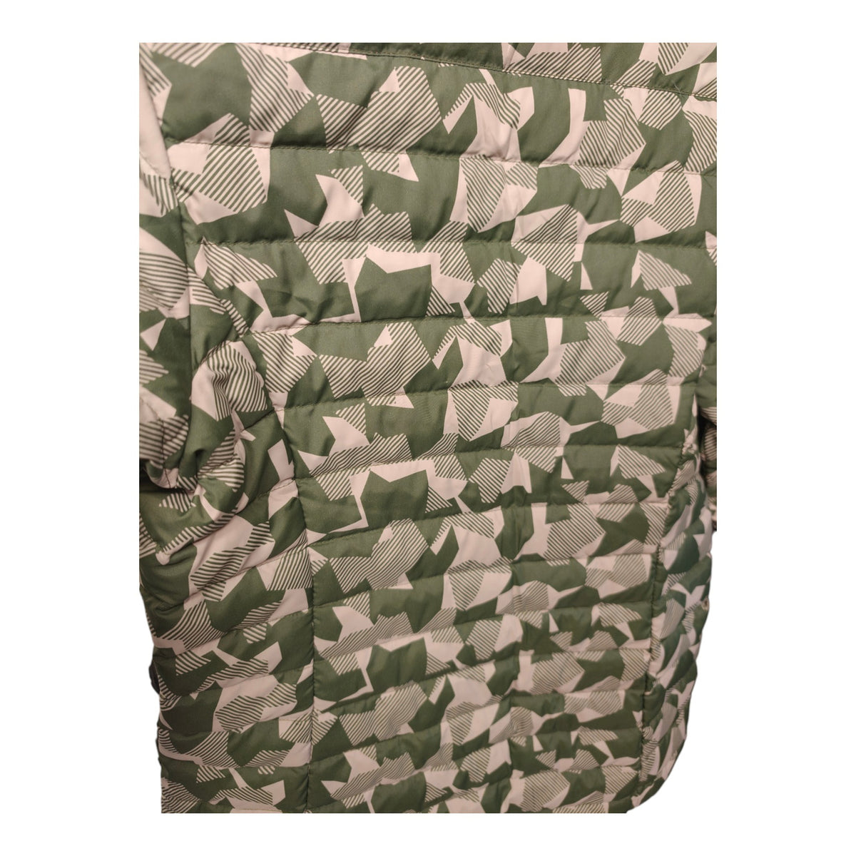 Kathmandu Duckdown 550 Jacket - Women's 8 - Green Geometric - actual item photo 9