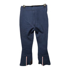 Roberta Tonini Vintage Knit Ski Pants - Labelled 44 - Navy - actual item photo 2