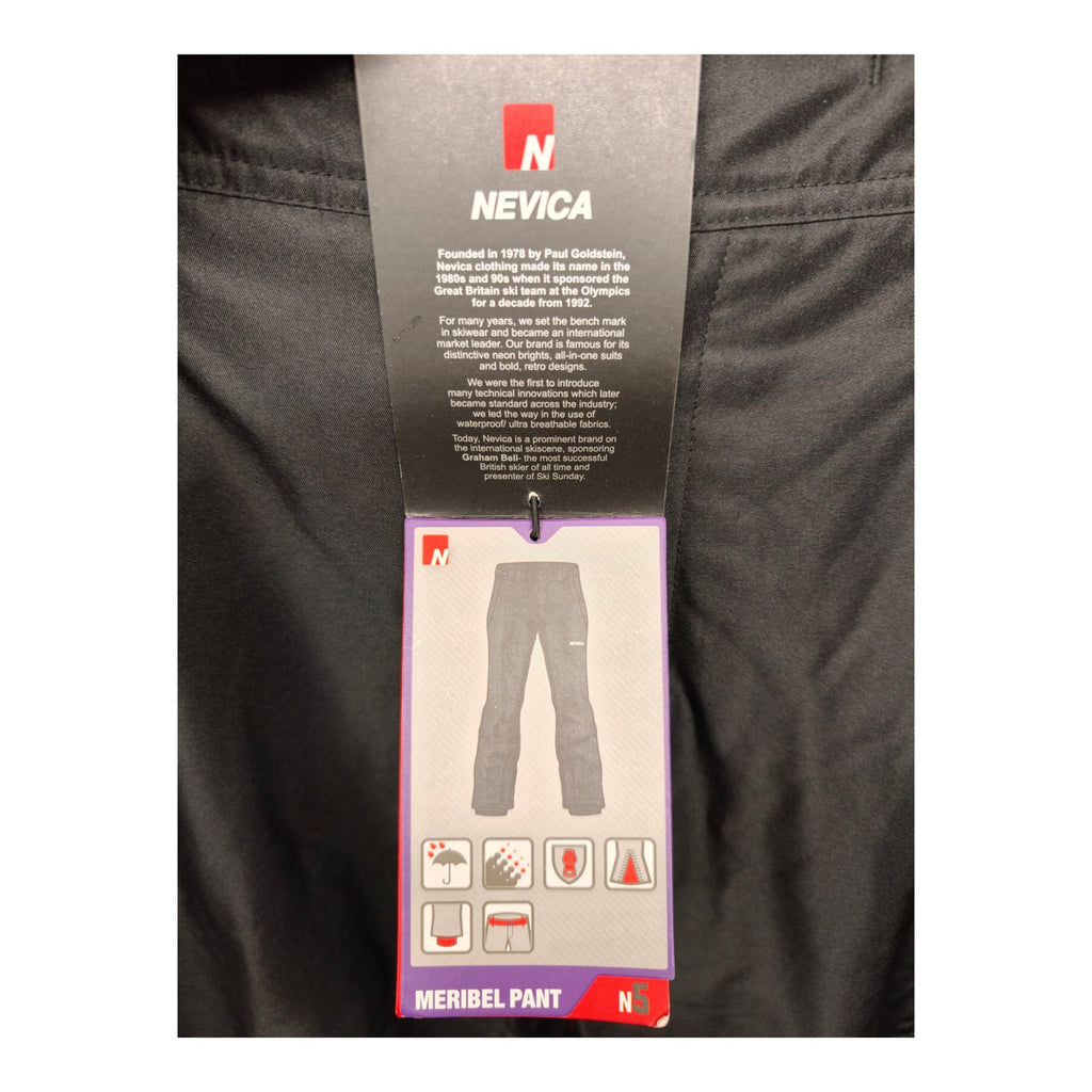 Nevica Meribel Ski Pants - Women's 8 (XS) - Black - actual item photo 4