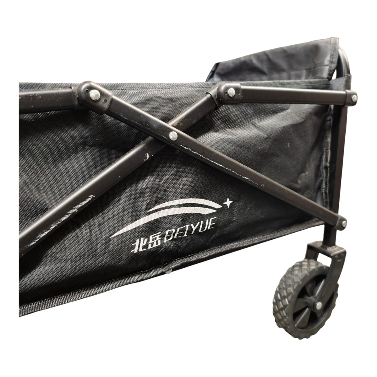 BEIYUE Folding Utility Wagon - Black - actual item photo 6