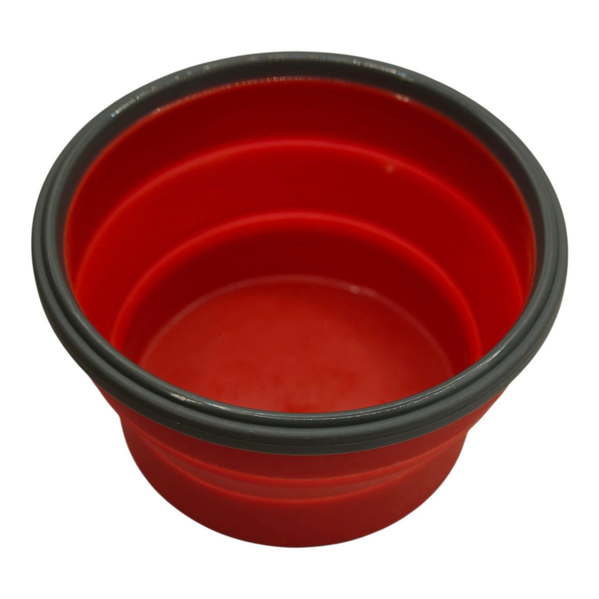 Kathmandu Collapsible Food Container with Clip Lid - Red - actual item photo 3