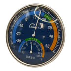 Mingle Analogue Thermometer and Hygrometer - Blue Dial - actual item photo 1