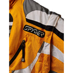 Spyder Ski Jacket – Men’s High Performance Snow Jacket – Orange/Grey - XL