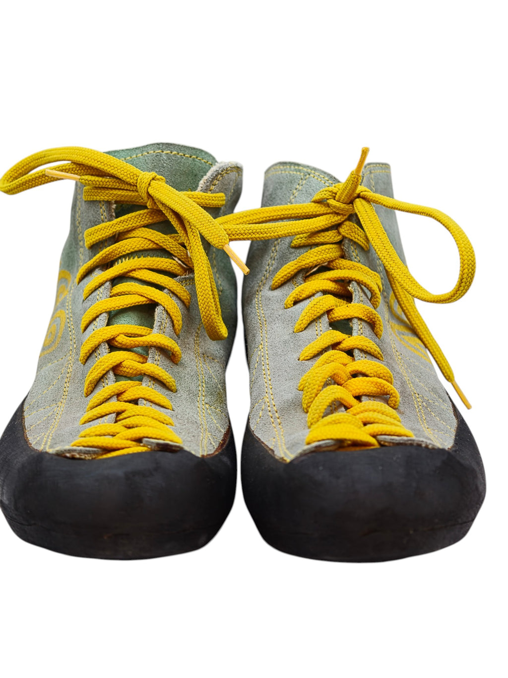 Asolo Climbing Shoes – Mid-Top Lace-Up – Supportive Fit (Yellow/Grey)