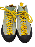 Asolo Climbing Shoes – Mid-Top Lace-Up – Supportive Fit (Yellow/Grey) – UK 6.5 / EU 40