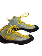 Asolo Climbing Shoes – Mid-Top Lace-Up – Supportive Fit (Yellow/Grey) – UK 6.5 / EU 40