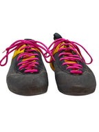 Asolo Climbing Shoes – Low Profile Lace-Up – Bright Pink/Yellow – UK 8 / EU 42
