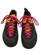Asolo Climbing Shoes – Low Profile Lace-Up – Bright Pink/Yellow – UK 8 / EU 42