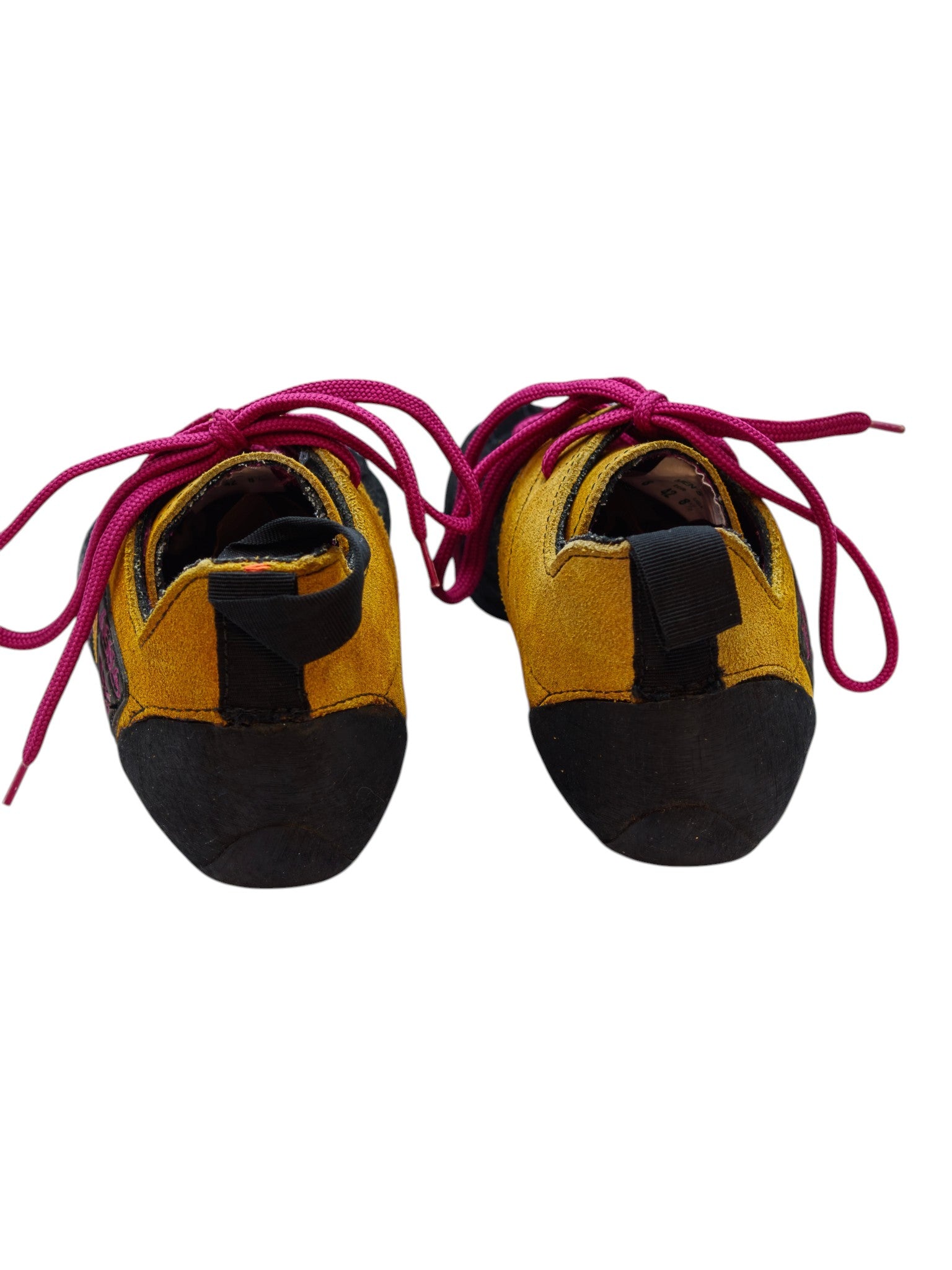 Asolo Climbing Shoes – Low Profile Lace-Up – Bright Pink/Yellow – UK 8 / EU 42