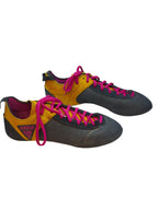 Asolo Climbing Shoes – Low Profile Lace-Up – Bright Pink/Yellow – UK 8 / EU 42
