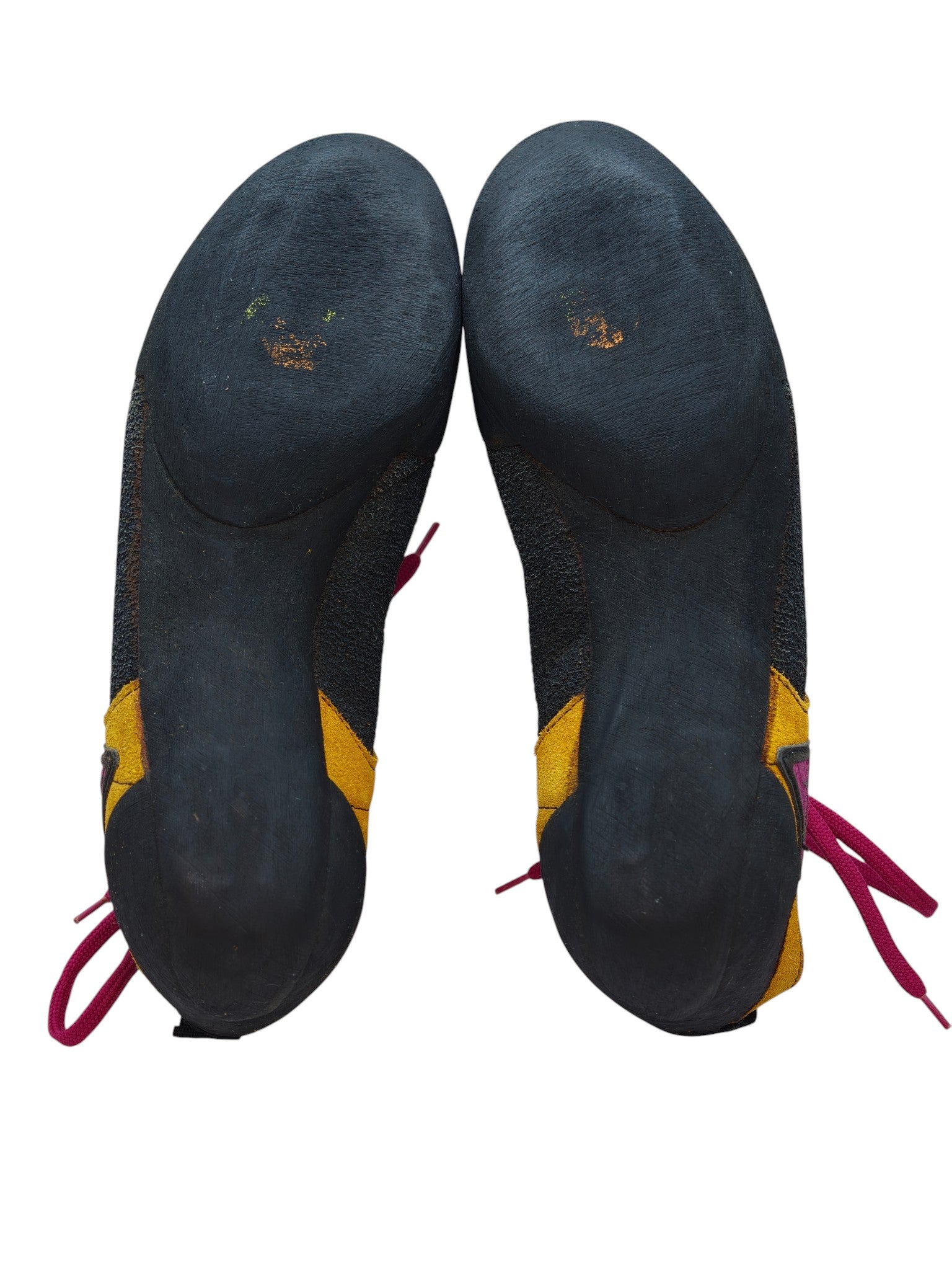 Asolo Climbing Shoes – Low Profile Lace-Up – Bright Pink/Yellow – UK 8 / EU 42