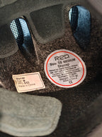 RED Skycap Snow Helmet Black - Medium (58cm)