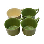 Vintage Dura Cup Camping Mugs – Set of 4