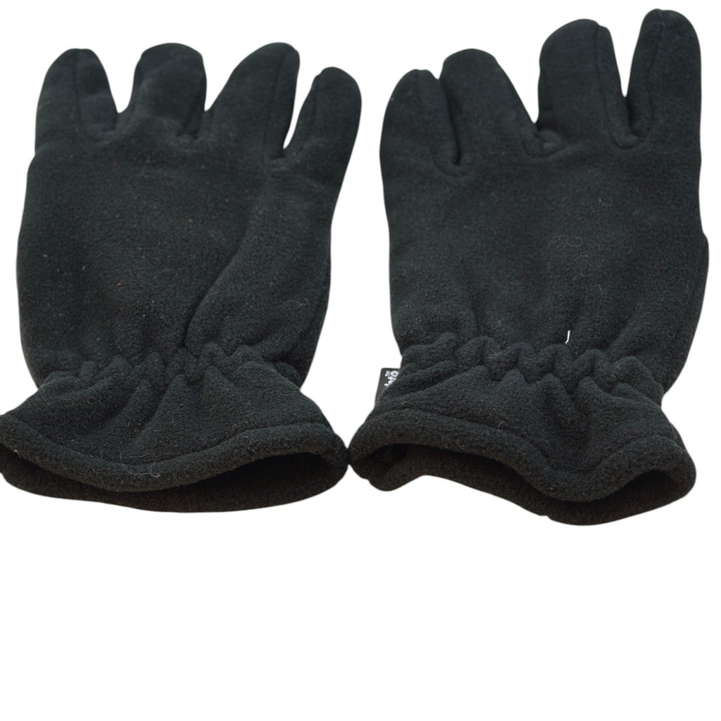 Black Fleece Winter Gloves – Adult Size M – Warm Outdoor Gloves