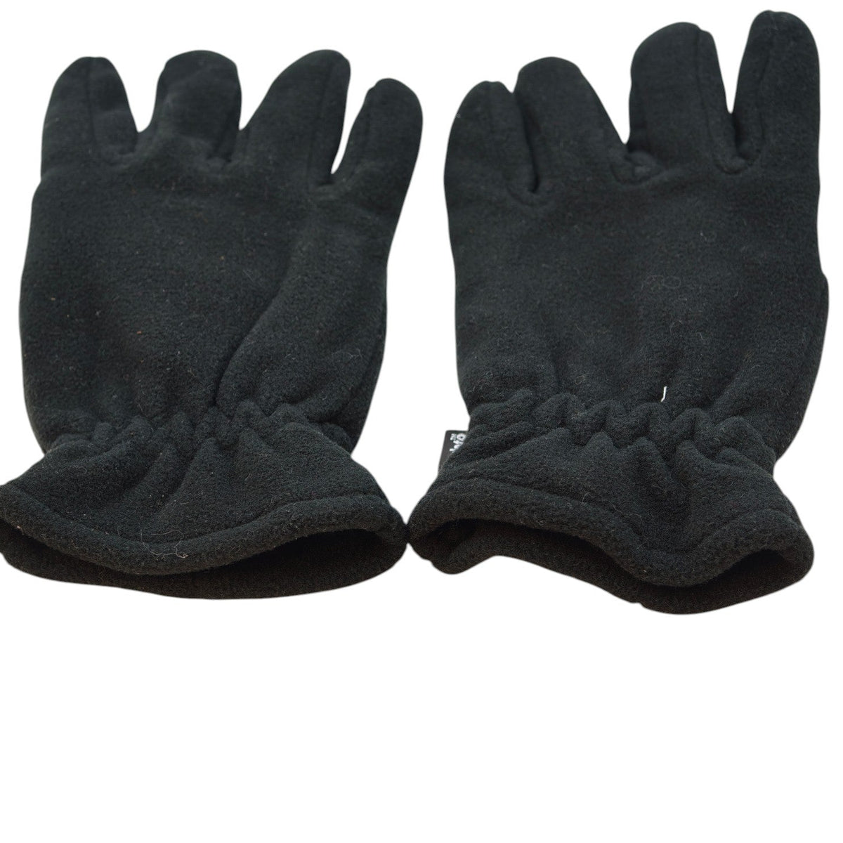 Black Fleece Winter Gloves – Adult Size M – Warm Outdoor Gloves