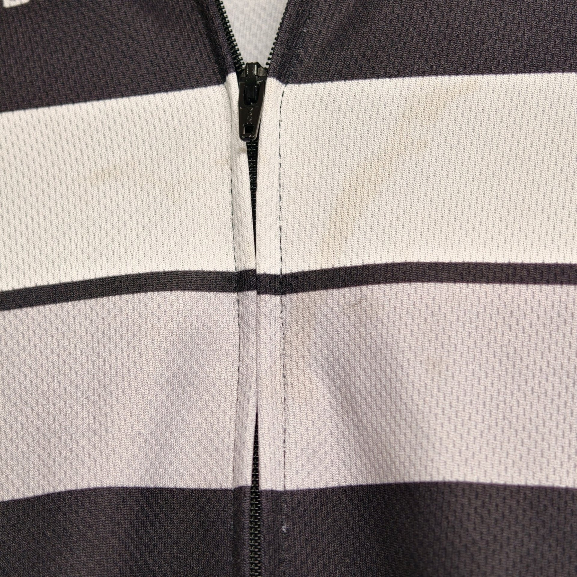 Kiwi Randonneurs Women's Cycling Jersey – Size 10 – Black/White Full Zip