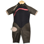 Tribord Kids Shorty Wetsuit Size 6 (114–121cm) – Black/Pink