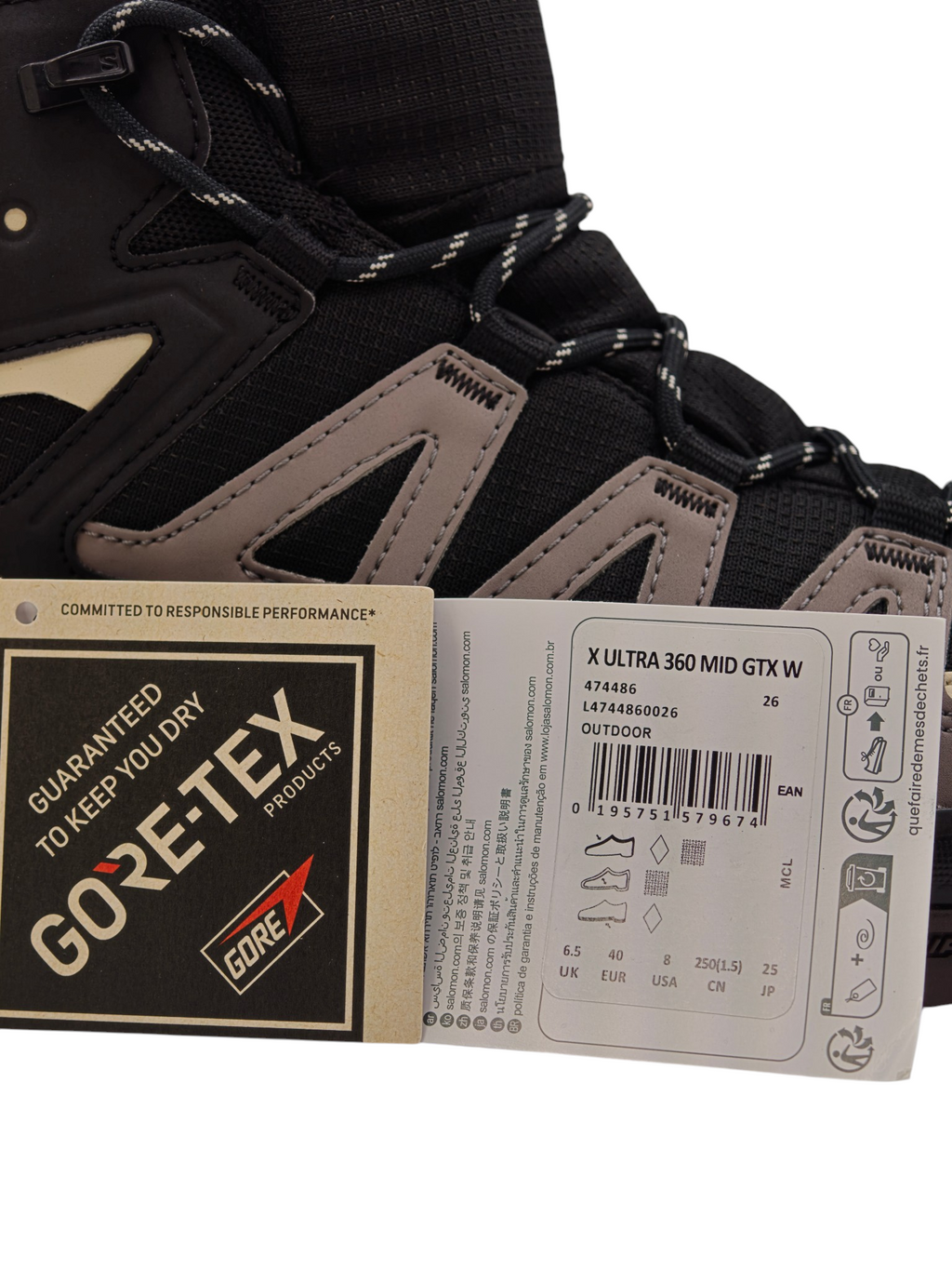 Salomon X Ultra 360 Mid GORE-TEX Women's Hiking Boots – Brand New – US 8 / EU 40