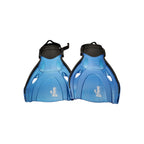 Land & Sea Sports Dolphin Snorkelling Fins - S/M - Blue - actual item photo 2