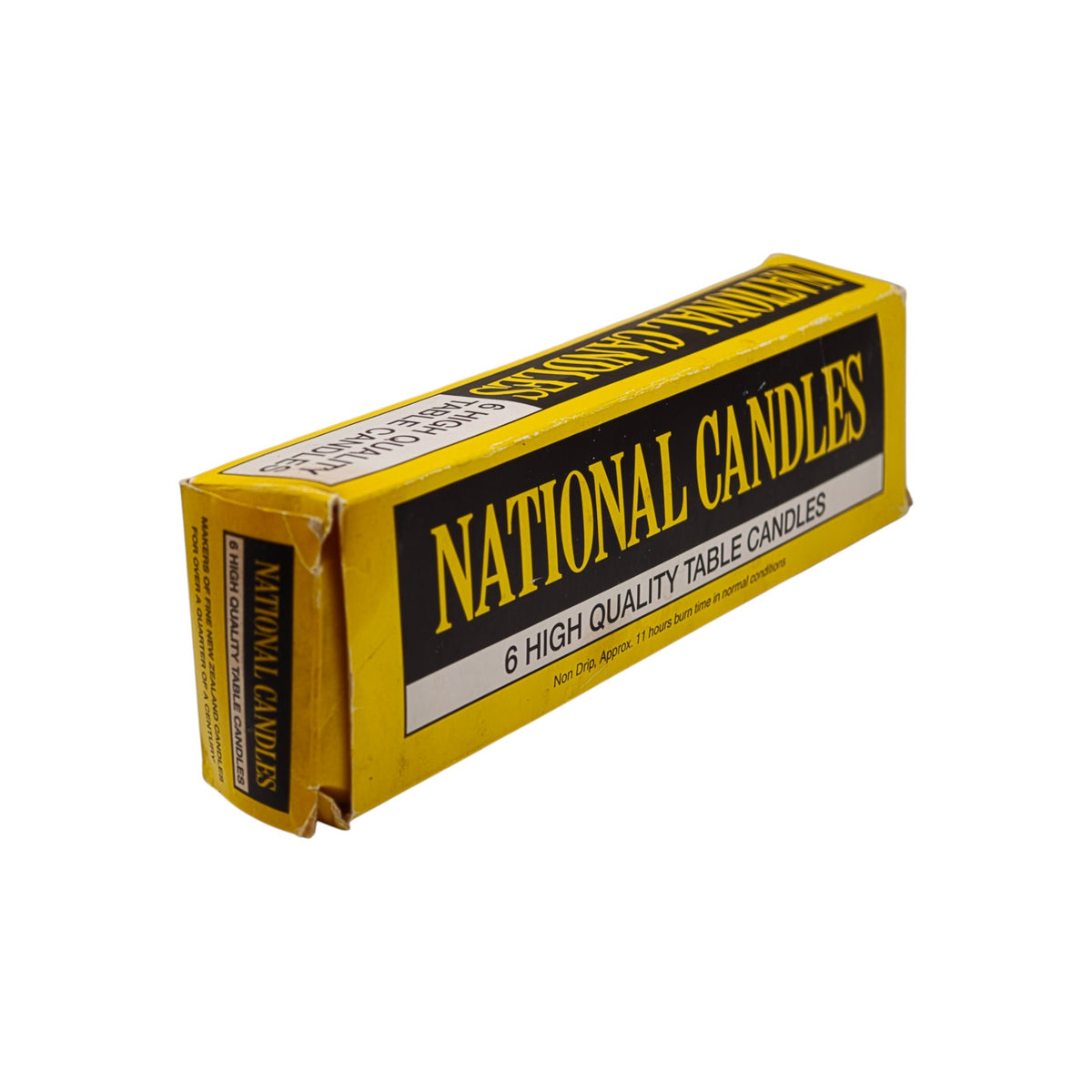 National Candles White Table Candles - Opened Box - actual item photo 1