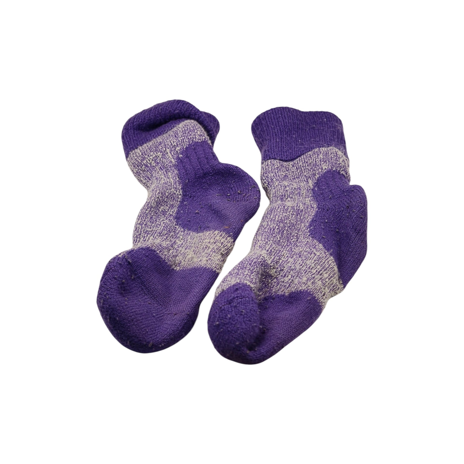 Adult Thermal Ski Socks – Size 8–10 – Purple