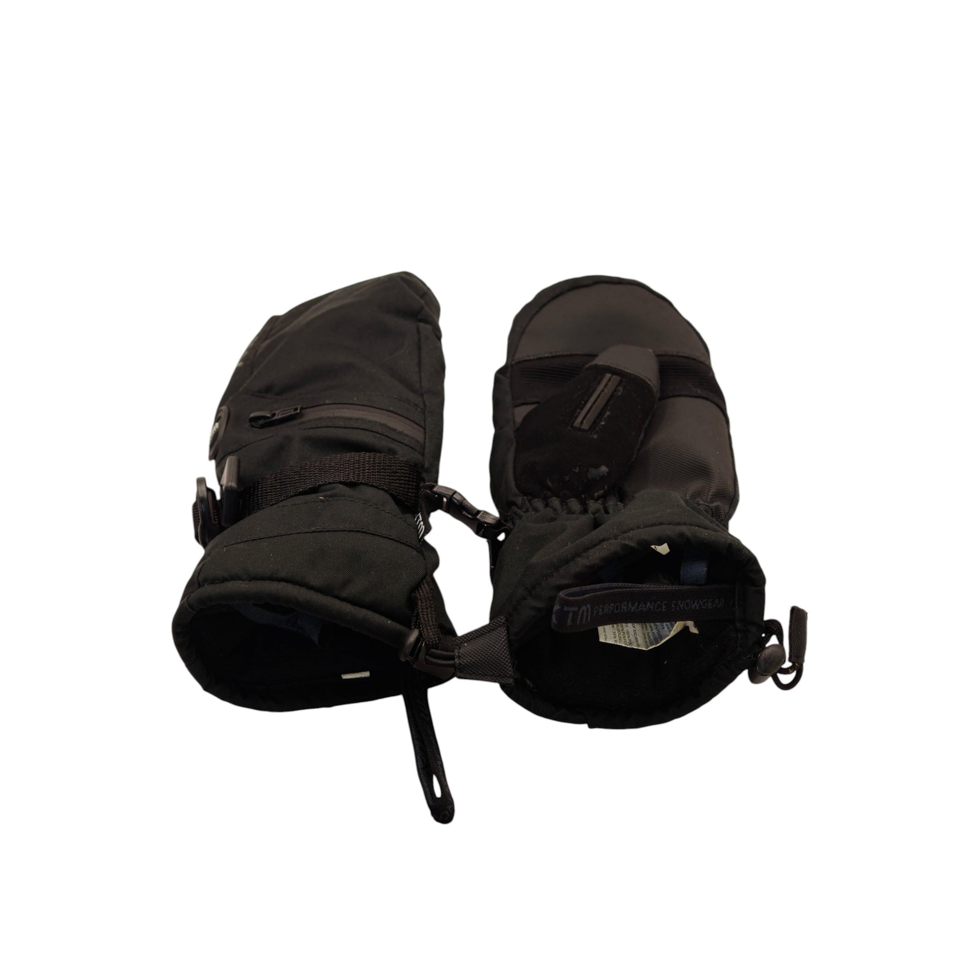 XTM Kids’ Ski & Snow Mittens – Medium / Approx. Age 8–10 – Black