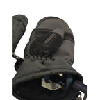 XTM Kids’ Ski & Snow Mittens – Medium / Approx. Age 8–10 – Black